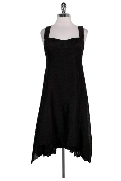 Current Boutique-Nanette Lepore - Black Lace Trim Dress Sz 0