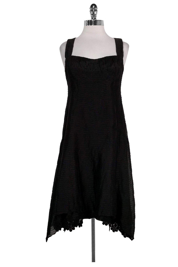 Current Boutique-Nanette Lepore - Black Lace Trim Dress Sz 0
