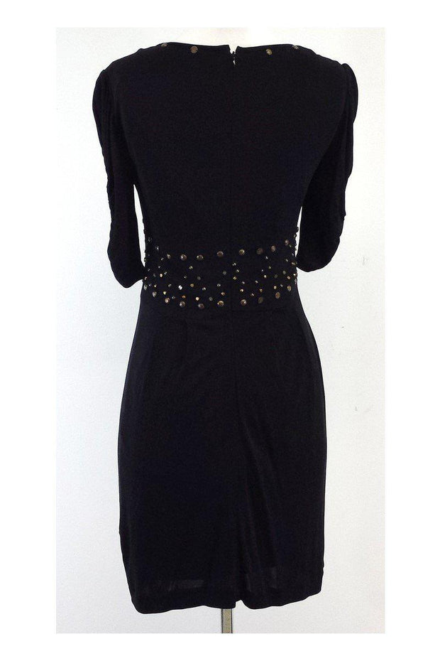 Current Boutique-Nanette Lepore - Black Studded Starburst Dress Sz 2