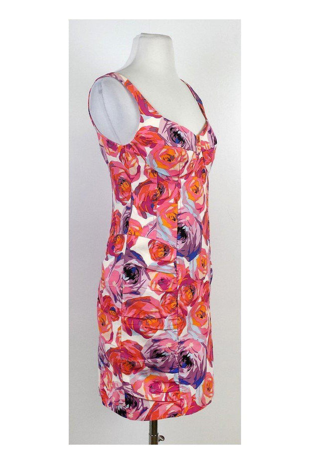 Current Boutique-Nanette Lepore - Multicolor Floral Print Sleeveless Dress Sz 2