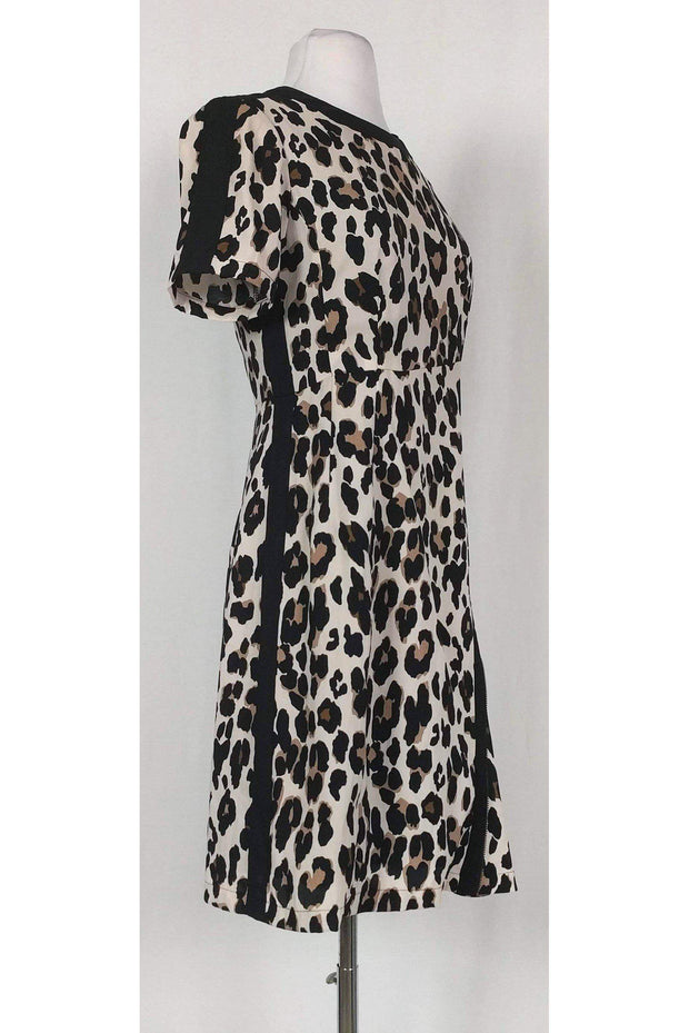 Current Boutique-Nanette Lepore - Animal Print Dress w/ Zipper Hem Sz 2