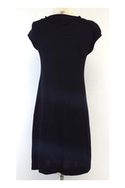 Current Boutique-Nanette Lepore - Black Knit Silk Blend Dress Sz S