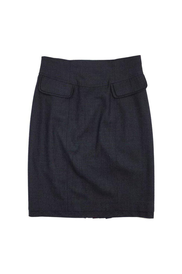 Current Boutique-Nanette Lepore - Gray Wool Blend Skirt Sz 8