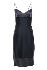 Current Boutique-Narciso Rodriguez - Dark Gray Mini Babydoll Dress Sz 6