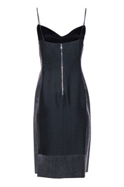 Current Boutique-Narciso Rodriguez - Dark Gray Mini Babydoll Dress Sz 6