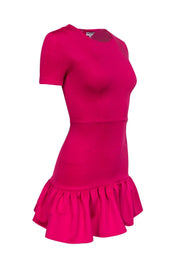 Current Boutique-Opening Ceremony - Hot Pink Dress w/ Ruffle Tier Sz XS