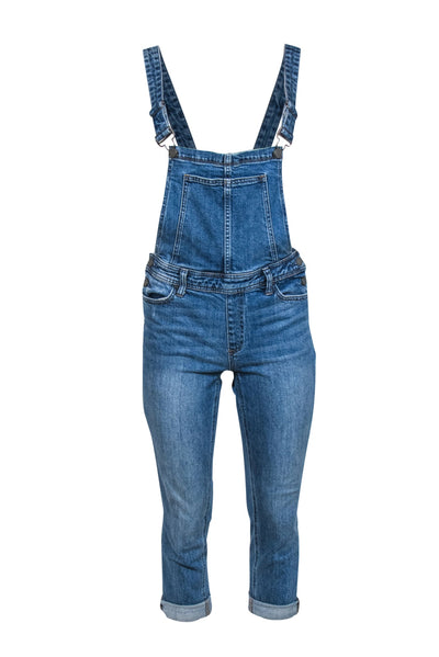 Current Boutique-Paige - Medium Wash Denim Skinny Fit Overalls Sz 25