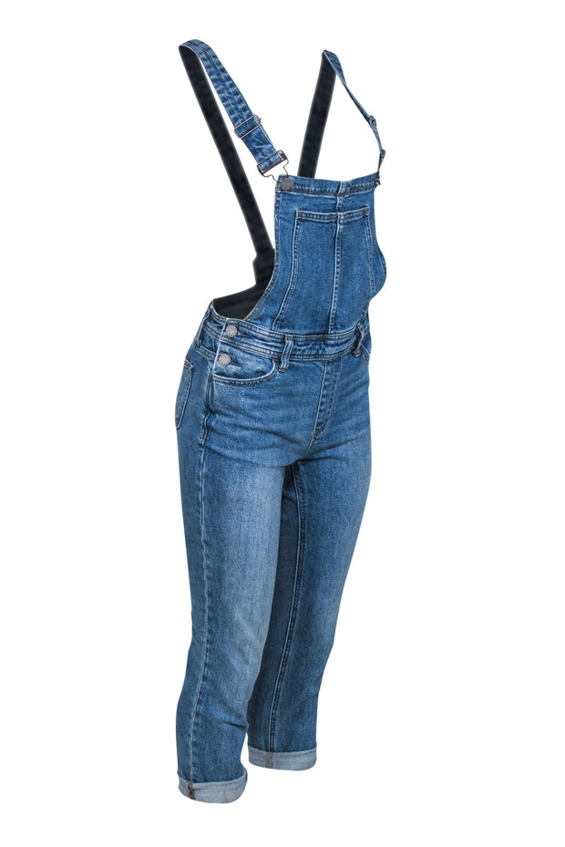 Current Boutique-Paige - Medium Wash Denim Skinny Fit Overalls Sz 25