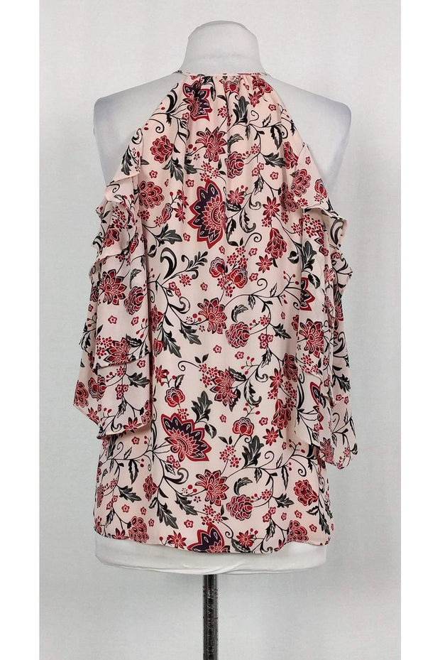Current Boutique-Parker - Blush Halter Top w/ Flared Sleeves Sz S