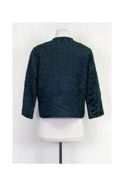 Current Boutique-Piazza Sempione - Teal & Blue Brocade Jacket Sz 6