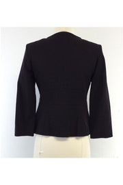 Current Boutique-Piazza Sempione - Dark Brown Cotton Jacket Sz 4