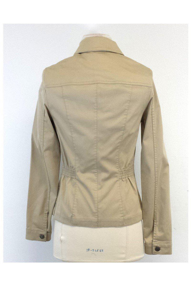 Current Boutique-Piazza Sempione - Khaki Button-Up Jacket Sz S