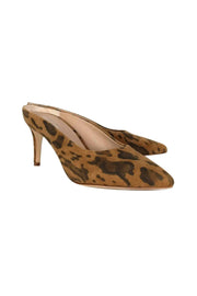 Current Boutique-Pour La Victoire - Animal Print Pointed Mules Sz 9