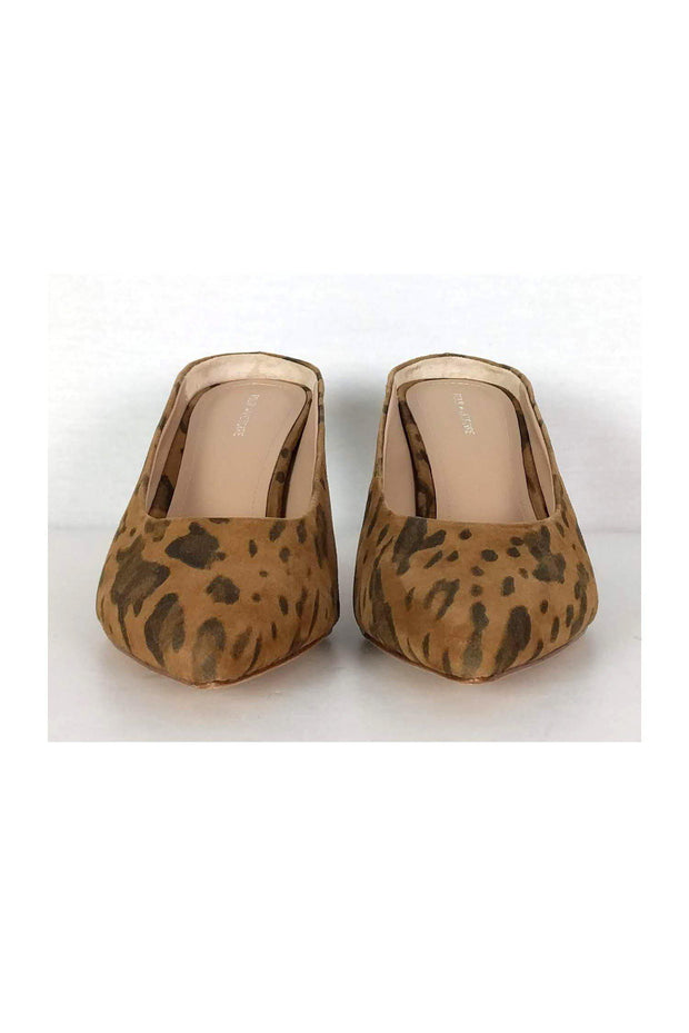 Current Boutique-Pour La Victoire - Animal Print Pointed Mules Sz 9