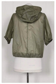 Current Boutique-Prada - Semi-Sheer Olive Rain Jacket Sz 2