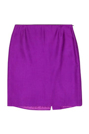 Current Boutique-Prada - Purple Midi Pencil Skirt Sz 12