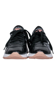 Current Boutique-Prada - Black Leather Chunky Track Sneakers Sz 9.5