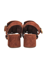 Current Boutique-Prada - Brown Suede Heels w/ Fringe Sz 6