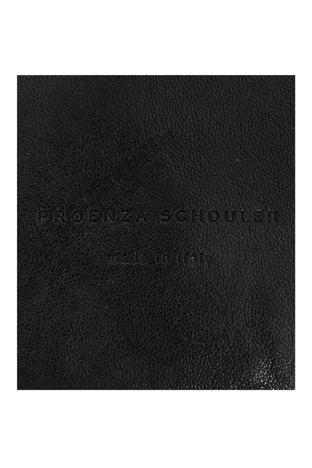 Current Boutique-Proenza Schouler - Black PS1 Leather iPad Case