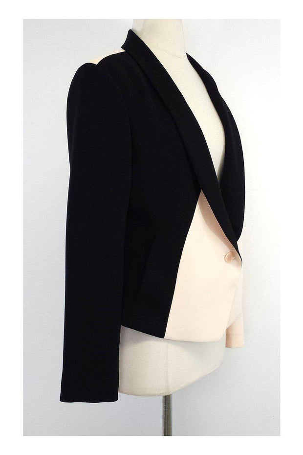 Current Boutique-Rachel Roy - Blush & Black Colorblock Jacket Sz 6