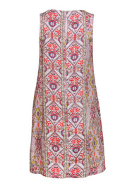 Current Boutique-Rachel Zoe - Multicolor Aztec Print Sleeveless Linen Dress Sz XS