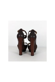 Current Boutique-Rachel Zoe - Brown Platform Heels Sz 7.5