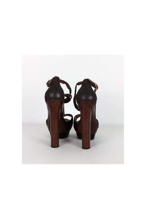Current Boutique-Rachel Zoe - Brown Platform Heels Sz 7.5