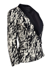 Current Boutique-Rag & Bone - Black & White Marbled Look Blazer Sz 2