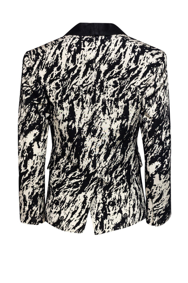 Current Boutique-Rag & Bone - Black & White Marbled Look Blazer Sz 2