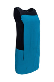 Current Boutique-Rag & Bone - Teal & Black Shift Dress Sz 2