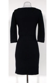 Current Boutique-Rag & Bone - Black Knit Sweater Dress Sz 4
