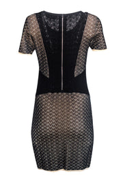 Current Boutique-Rag & Bone - Black & Cream Knit Dress Sz M
