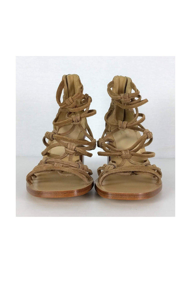 Current Boutique-Rag & Bone - Tan Camille Suede Sandals Sz 9.5
