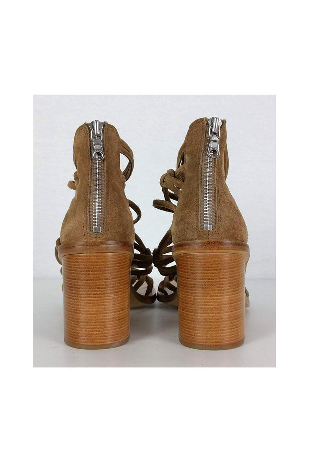 Current Boutique-Rag & Bone - Tan Camille Suede Sandals Sz 9.5
