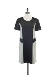 Current Boutique-Rag & Bone - Grey Geo Short Sleeve Dress Sz 2