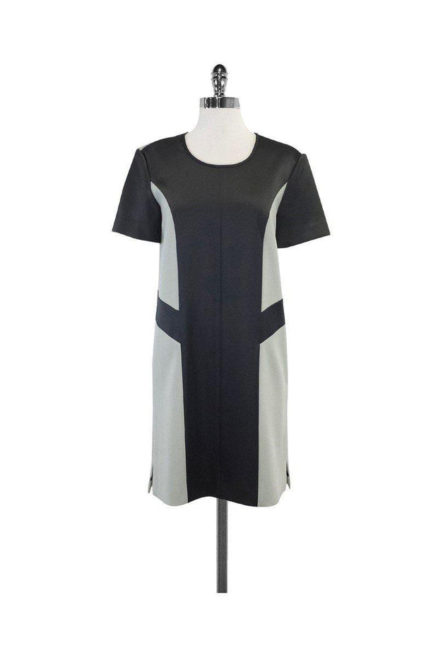 Current Boutique-Rag & Bone - Grey Geo Short Sleeve Dress Sz 2