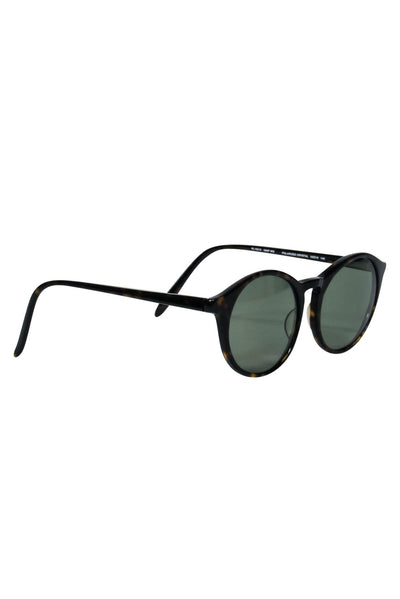 Current Boutique-Ralph Lauren - Dark Brown Tortoise Shell Round Sunglasses