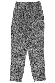 Current Boutique-Raoul - Black & Ivory Interference Drawstring Pants Sz 6