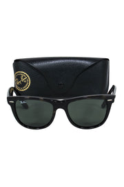Current Boutique-Ray Ban - Brown Tortoise Front w/ Red Leg Sunglasses