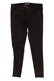 Current Boutique-Rebecca Minkoff - Brown Lamb Suede Pants Sz 4