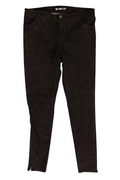 Current Boutique-Rebecca Minkoff - Brown Lamb Suede Pants Sz 4