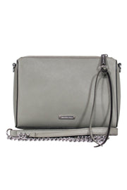 Current Boutique-Rebecca Minkoff - Grey Crossbody Purse w/ Chain Strap