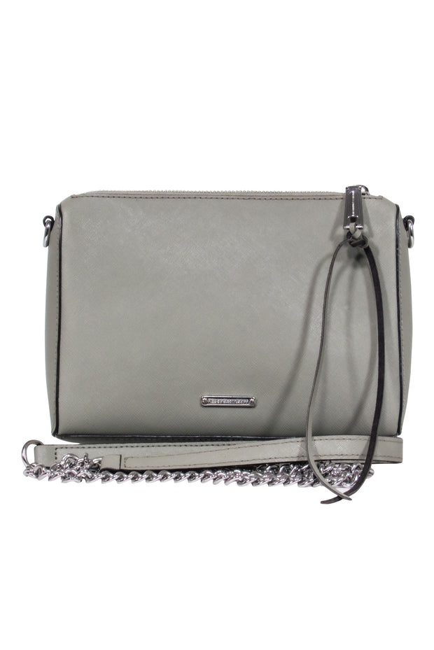 Current Boutique-Rebecca Minkoff - Grey Crossbody Purse w/ Chain Strap
