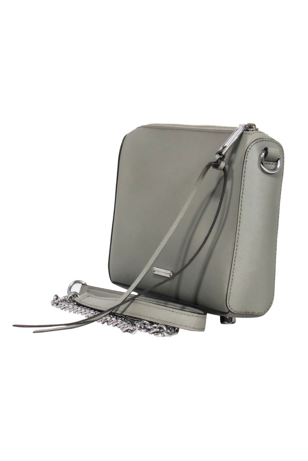 Current Boutique-Rebecca Minkoff - Grey Crossbody Purse w/ Chain Strap