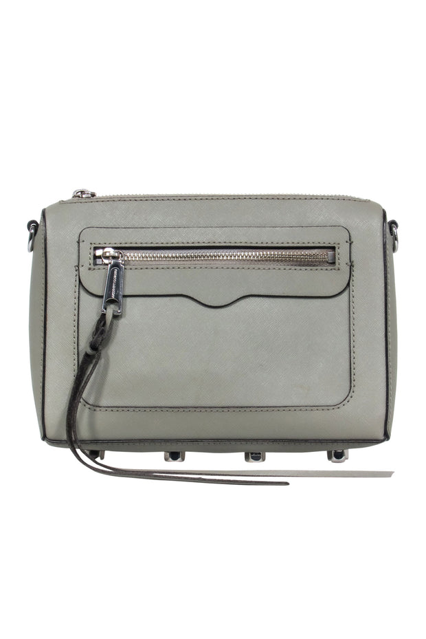Current Boutique-Rebecca Minkoff - Grey Crossbody Purse w/ Chain Strap