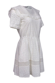 Current Boutique-Rebecca Minkoff - White Eyelet Lace Sundress Sz 4
