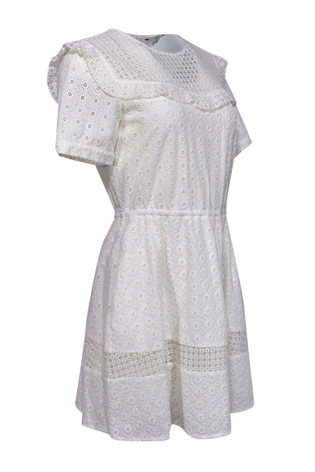 Current Boutique-Rebecca Minkoff - White Eyelet Lace Sundress Sz 4