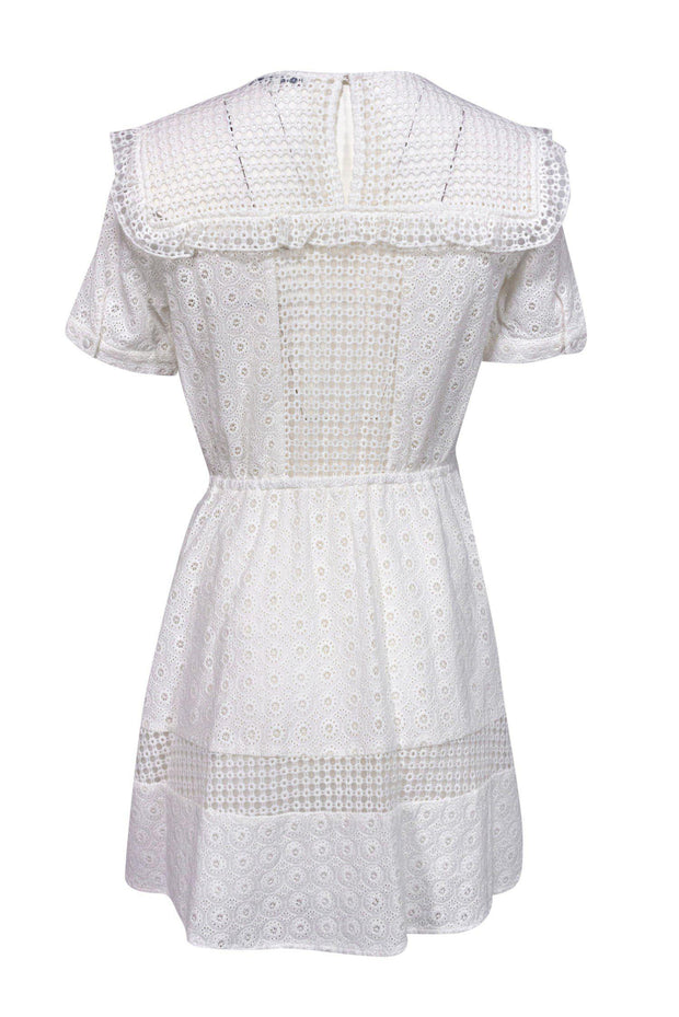 Current Boutique-Rebecca Minkoff - White Eyelet Lace Sundress Sz 4