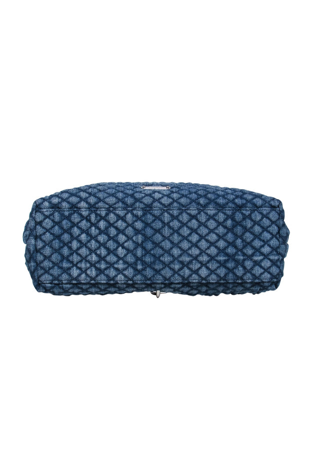 Current Boutique-Rebecca Minkoff - Demin Quilted 'Edie Maxi' Shoulder Bag w/ Chain Strap