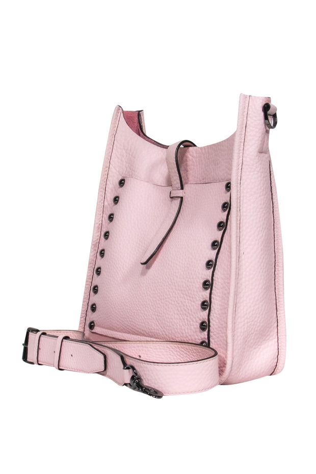 Current Boutique-Rebecca Minkoff - Pink Pebbled Leather Shoulder Bag w/ Studs